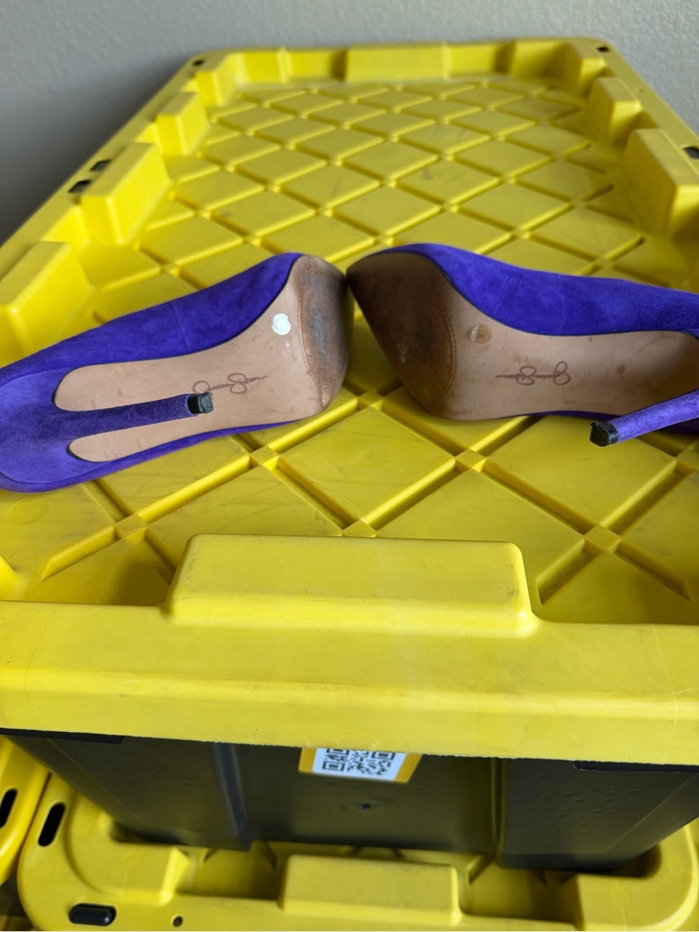 Jessica Simpson Vibrant Purple Heels - Picture 8 of 8